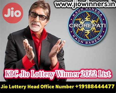 jio lottery number list